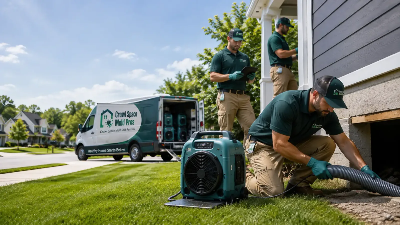 Crawl Space Mold Removal in Glenmoore, PA